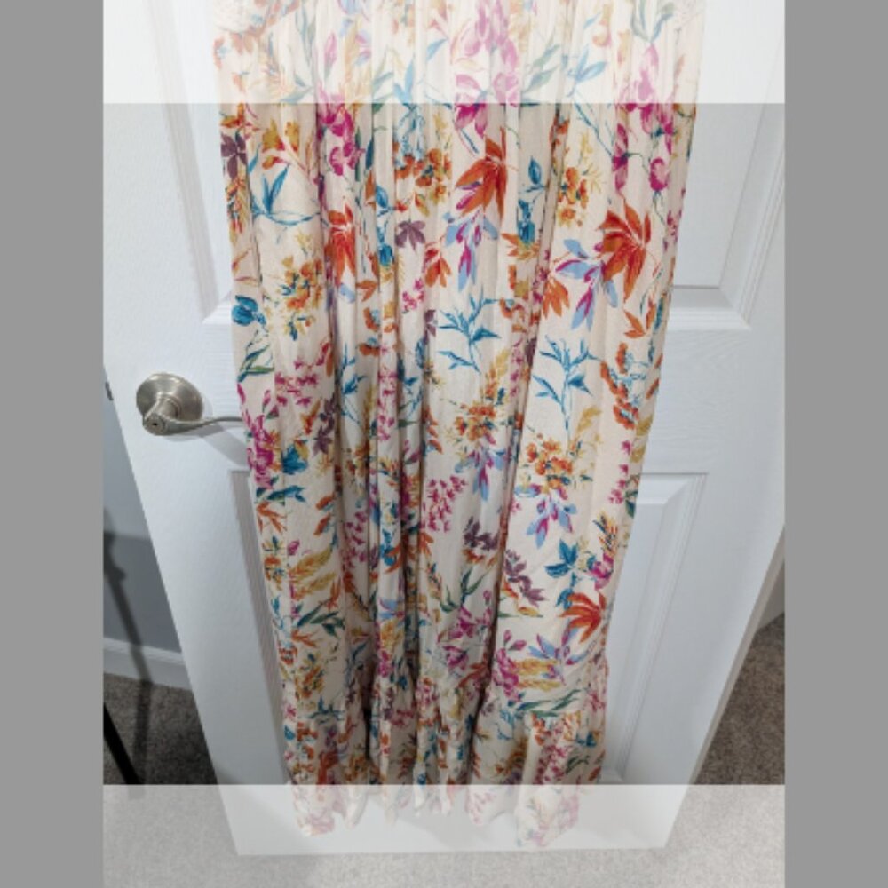 Torrid Carrie Floral Lace Inset Maxi Dress in Size 2 (18/20) - Picture 12 of 15
